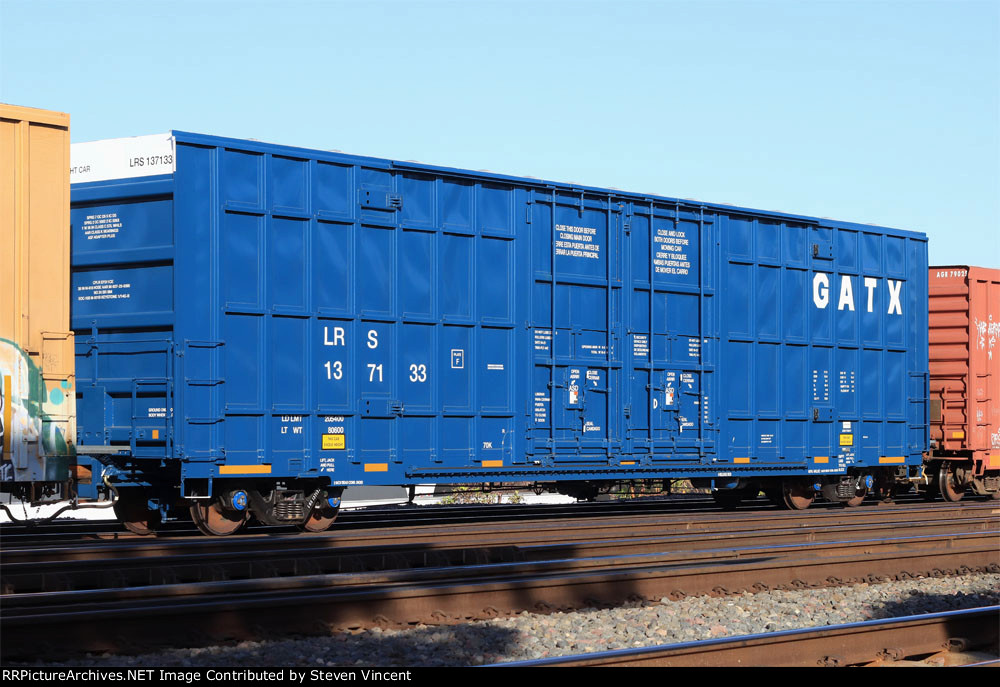 Laurenburg & Southern 60' box LRS #137133 w GATX logo.